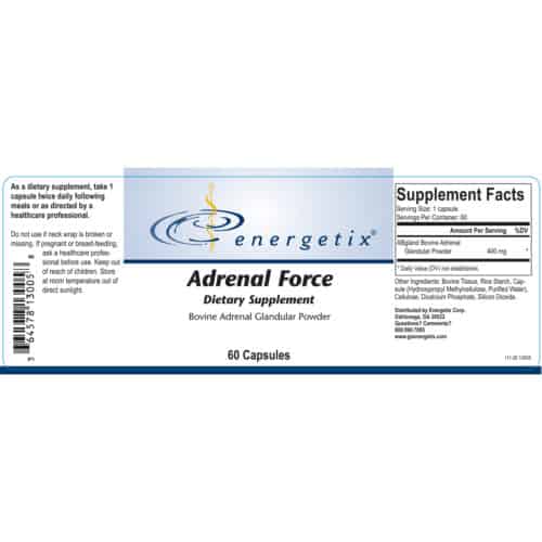Adrenal Force Label
