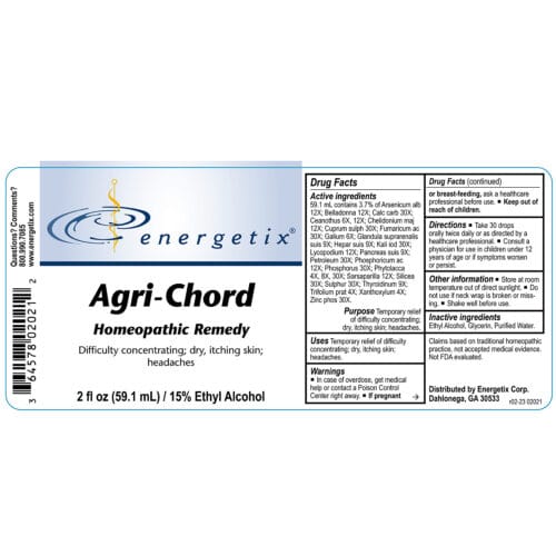 Agri-Chord Label