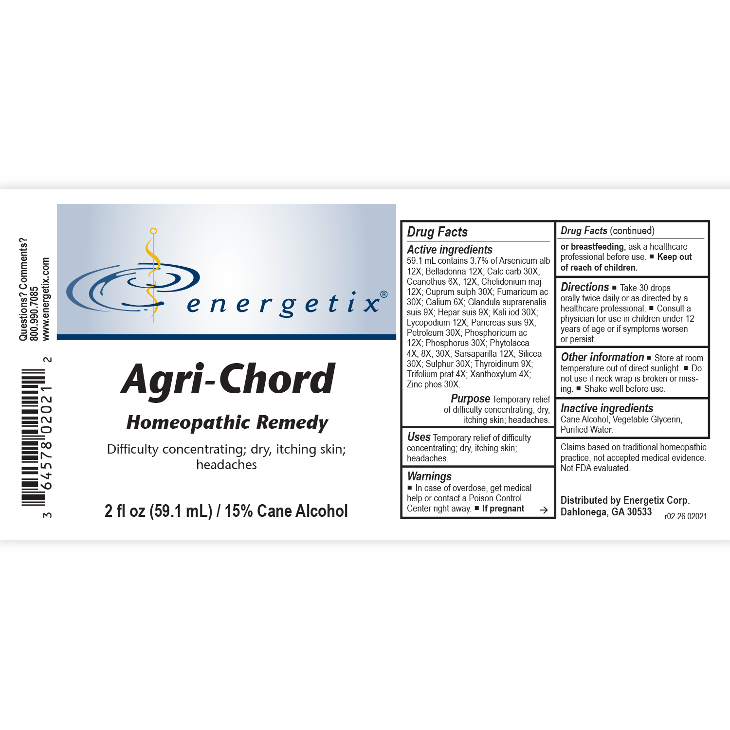 Agri-Chord Label