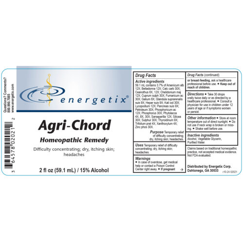 Agri-Chord Label