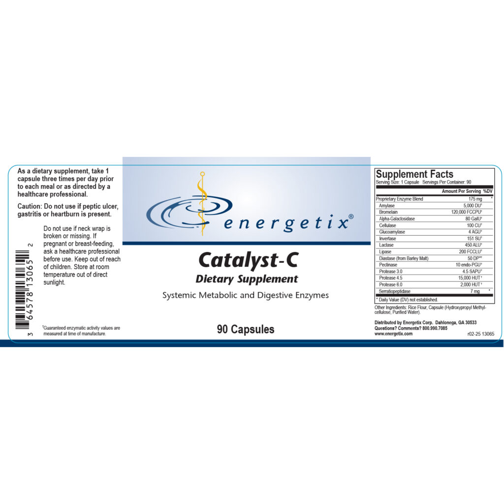 Catalyst-C 90 Capsules | Systemic Metabolic and Digestive Enzymes ...
