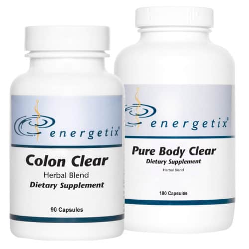 Colon Clear and Pure Body Clear Bottles