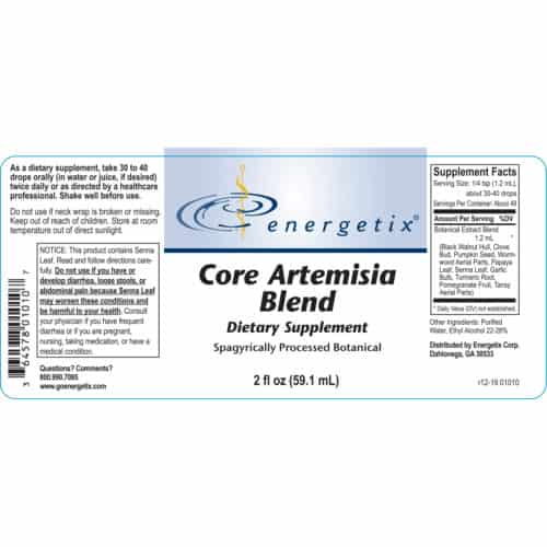 Core Artemisia Blend Label