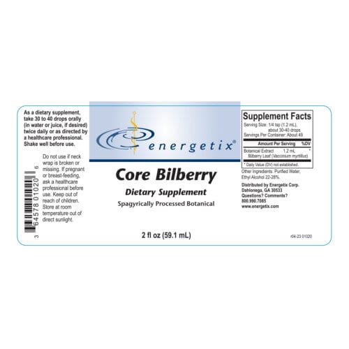 Core Billberry Label