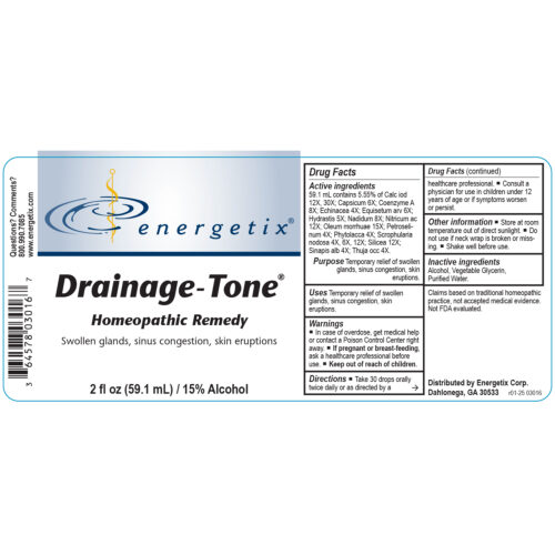 Drainage-Tone Label