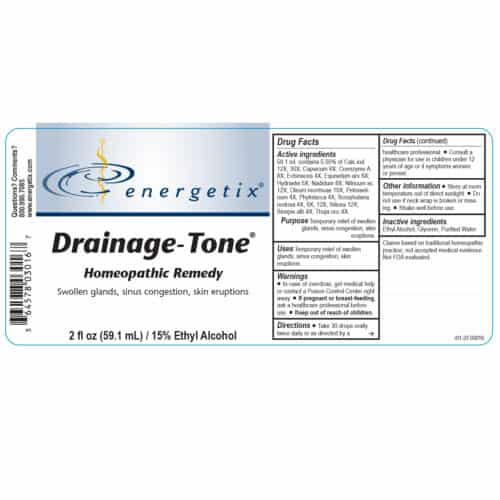 Drainage-Tone Label
