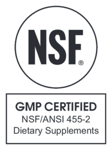 GMP Certified NSF ANSI 455-2 Logo