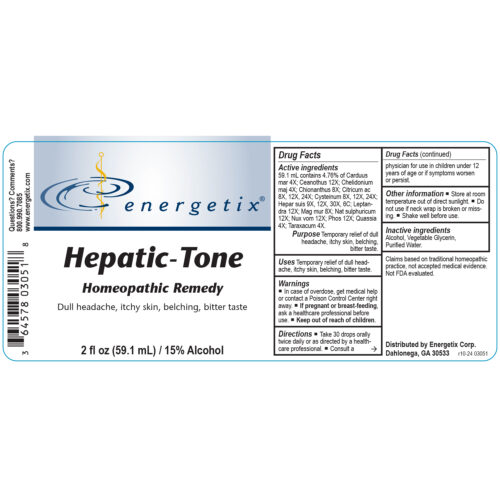 Hepatic-Tone Label