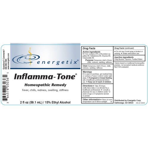 Inflamma-Tone Label