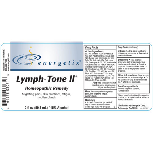 Lymph-Tone II Label