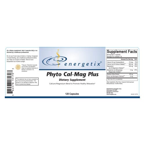 Phyto-Cal Mag Label
