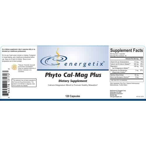 Phyto Cal Mag Plus Label