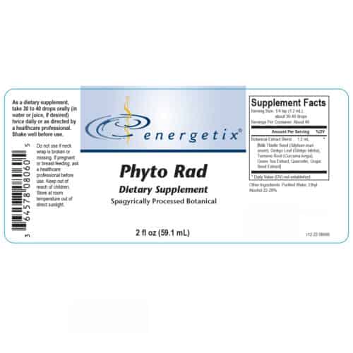 Phyto Rad Label