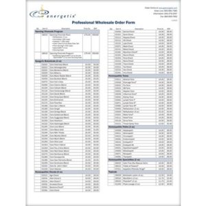 Practitioner Order Form