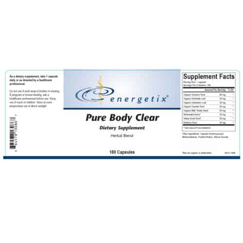 Pure Body Clear Label