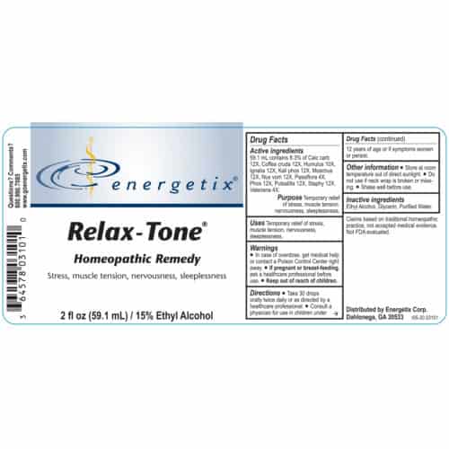 Relax-Tone Label