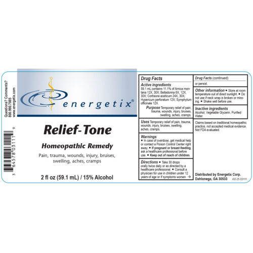 Relief-Tone Label