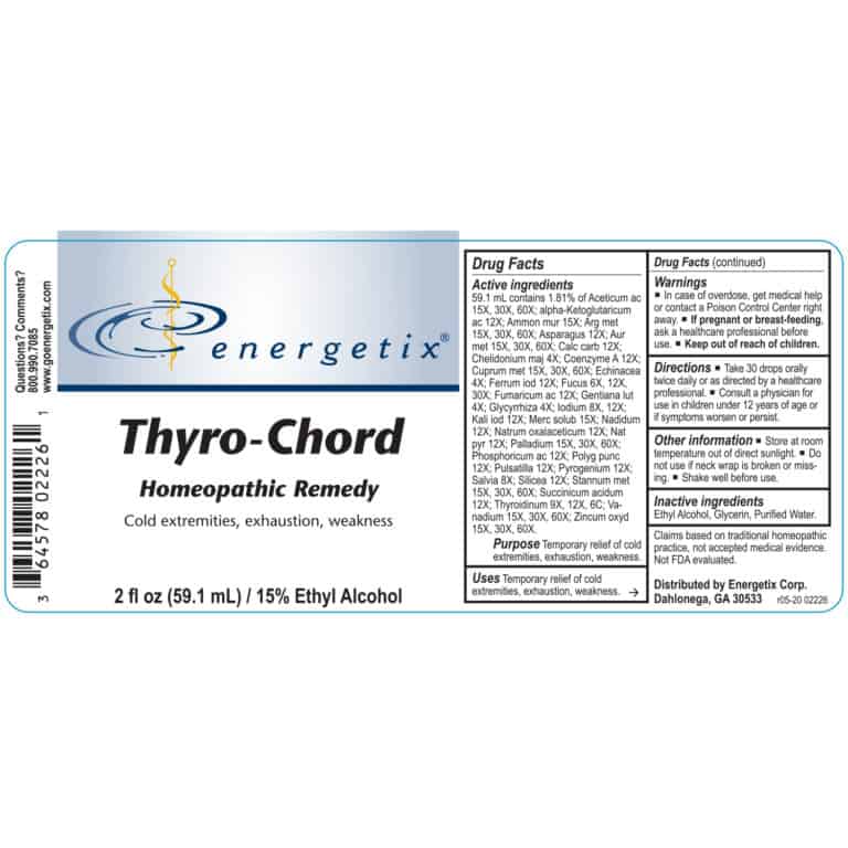 Thyro-Chord Label
