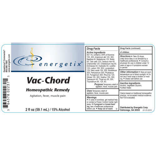 Vac-Chord Label